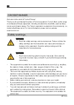 Preview for 11 page of Tunturi Pure CR 10.0 Manual