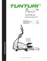 Preview for 1 page of Tunturi Pure Cross F 10.1 User Manual