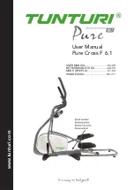 Tunturi Pure Cross F 6.1 User Manual preview