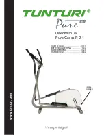 Tunturi Pure Cross R 2.1 User Manual предпросмотр