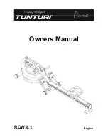 Tunturi Pure ROW 8.1 Owner'S Manual preview