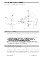 Preview for 42 page of Tunturi Pure Strength COMPACT BENCH Owner'S Manual