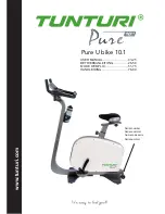 Tunturi Pure U bike 10.1 User Manual preview