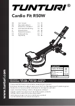 Preview for 1 page of Tunturi R50W User Manual