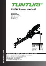 Tunturi R85W User Manual preview