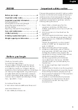 Preview for 6 page of Tunturi WT60 User Manual