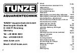 Preview for 2 page of Tunze Calcium Automat 3170 Instructions For Use Manual