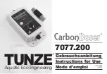 Tunze CarbonDoser 7077.200 Instructions For Use Manual preview