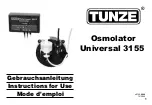 Предварительный просмотр 1 страницы Tunze Osmolator 3155 Instructions For Use Manual