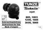 Preview for 1 page of Tunze Turbelle e-jet 1005 Instructions For Use Manual