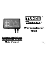 Preview for 1 page of Tunze Turbelle Wavecontroller 7092 Instructions For Use Manual