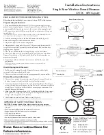 Предварительный просмотр 19 страницы Tuohy Danza Installation Manual