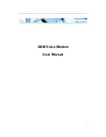 Tuolima Network GSM Voice Modem User Manual preview