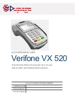 tupago Verifone VX 520 Quick Reference Manual preview