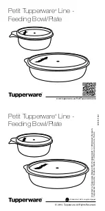 Tupperware Feeding Bowl/Plate Manual preview