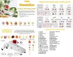 Tupperware Mandoline Recipes And Cooking Manual preview