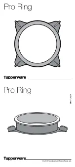 Preview for 21 page of Tupperware Pro Ring Instruction Manual