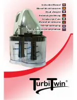 Turbitwin dual-power food processor Instruction Manual предпросмотр