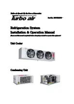 Preview for 1 page of Turbo Air ADM131 Installation & Operation Manual