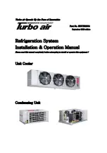 Turbo Air ADR043AE Installation & Operation Manual preview