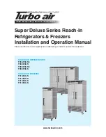 Preview for 1 page of Turbo Air JUF-36-N Installation And Operation Manual