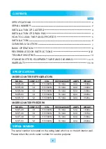 Preview for 2 page of Turbo Air Mega Top Prep Table MST-28-12 Installation And Operation Manual