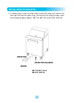 Preview for 4 page of Turbo Air Mega Top Prep Table MST-28-12 Installation And Operation Manual