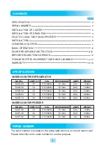 Preview for 2 page of Turbo Air MUF-28 Installation And Operation Manual