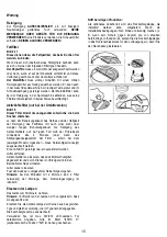 Preview for 15 page of Turbo Air NATIVA Instruction On Mounting And Use Manual