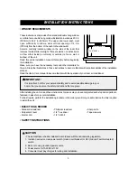 Предварительный просмотр 3 страницы Turbo Air TAW-8E User Manual