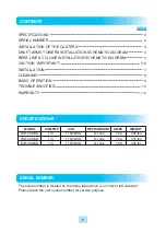 Preview for 2 page of Turbo Air TCB-2SB Installation And Operation Manual