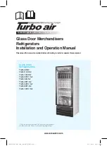 Preview for 1 page of Turbo Air TGM-11RV-N Series Installation And Operation Manual