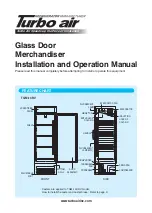 Turbo Air TGM-14RV Installation And Operation Manual preview