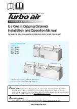 Turbo Air TIDC-26W-N Installation And Operation Manual preview