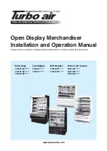 Turbo Air TOM-36DX Installation And Operation Manual preview