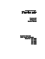 Turbo Air TST-60SD Service Manual preview