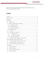 Предварительный просмотр 2 страницы Turbo Energy Lithium 48V 2.4 kWh Instruction Manual