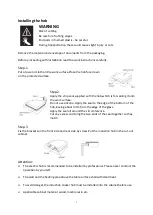 Предварительный просмотр 8 страницы Turbo Incanto TIA732 Instruction Manual