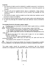 Preview for 22 page of Turbo Incanto TIM29 Instruction Manual