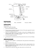 Предварительный просмотр 2 страницы Turbo Mira TDH17008L User Manual