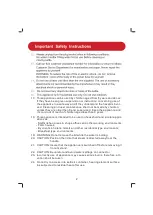 Preview for 3 page of Turbo Mira TMH317W User Manual