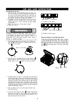 Preview for 21 page of Turbo BTE3211ALP Operator'S Manual