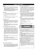 Preview for 28 page of Turbo BTE3211ALP Operator'S Manual