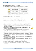 Preview for 6 page of Turbo E7T Use And Maintenance Instructions