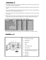 Предварительный просмотр 8 страницы Turbo Incanto TMO25SS Owner'S Manual