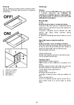 Preview for 67 page of Turboair TT26 Instruction On Mounting And Use Manual