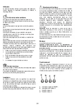 Preview for 22 page of Turboair TURBO CERTOSA AN/A/60/PB Instruction On Mounting And Use Manual