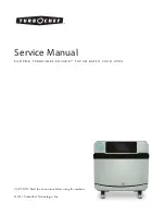 TurboChef Encore Touch Rapid Service Manual предпросмотр