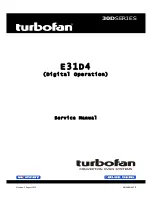 turbofan 30D Series E31D4 Service Manual preview