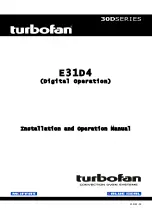 Предварительный просмотр 1 страницы turbofan 30D Series Installation And Operation Manual